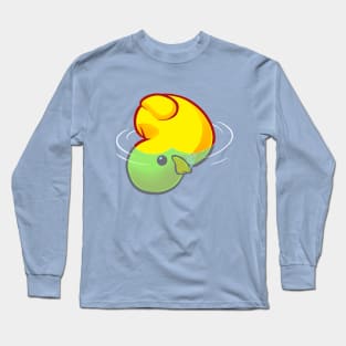 Rubber Ducky Drowning - A Sad Story in 3 Blubbs Long Sleeve T-Shirt